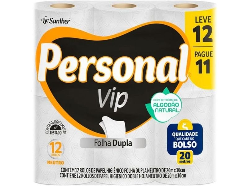 Papel Higiênico Rolinho 20mX10cm